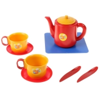 Посуда для кукол "Набор чашек с чайником"