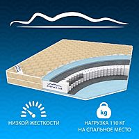 Матрас «Бари Лайт»‎, размер 180х200 см, высота 19 см, жаккард