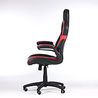 Кресло "Rocket", экокожа, черный/красный