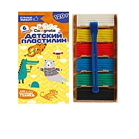 Пластилин 6цв 120г Calligrata