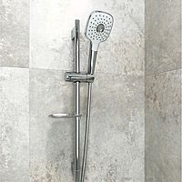 Набор для душа IDDIS Sena SEN3F70i16, стойка с мыльницей, лейка 3 режима, шланг, хром