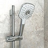 Набор для душа IDDIS Sena SEN3F70i16, стойка с мыльницей, лейка 3 режима, шланг, хром
