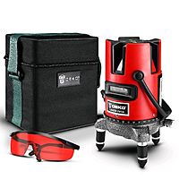 Уровень лазерный DEKO DKLL02RB, 2 класс, 2 луча, 30 м, 5/8", сумка