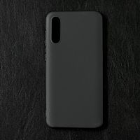 Чехол Qumann, для Samsung (A505) Galaxy A50/ A30s, силиконовый, матовый, черный