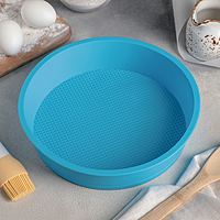 Форма для выпечки "Круг" 26х6 см, цвета МИКС