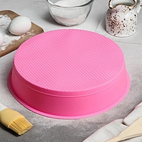 Форма для выпечки "Круг" 26х6 см, цвета МИКС