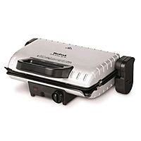 Гриль Tefal GC205012, 1600 Вт, антипригарное покрытие, 3 режима, 33.3x21.3 см, серебристый