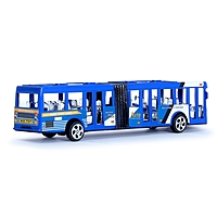 Автобус инерционный "Городской", цвета МИКС