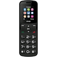 Сотовый телефон INOI 104 1,77", 2 sim, чёрный