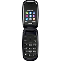 Сотовый телефон INOI 108R 1,8", microSD, 0,3МП, 2 sim, чёрный