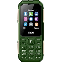 Сотовый телефон INOI 106Z 1,8", microSD, 2 sim, зелёный