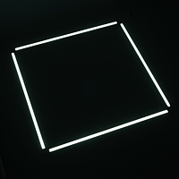Панель светодиодная рамка Uniel, 38 Вт, 3800 Лм, 6500 К, драйвер в комплекте, 591х591х15 мм