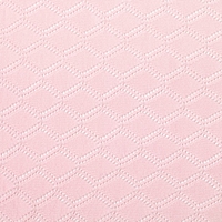 Вязаный плед "Крошка Я" Бэби, размер 90х90 см, розовый