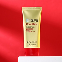 3W CLINIC Солнцезащитный ВВ крем UV Sun Block BB Cream SPF50+/PA+++