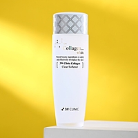3W CLINIC Восстанавливающий софтнер для лица с коллагеном Collagen White Clear Softener