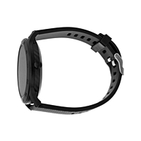 Смарт-часы Smarterra SmartLife THOR, сенсорный дисплей 1.3", 300 мАч, чёрные