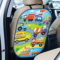 Чехол на автомобильное кресло с карманом "Транспорт"