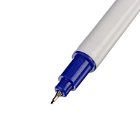 Ручка "пиши-стирай" капилярная deVENTE синяя 0.5мм и 3мм бел корп 5060700