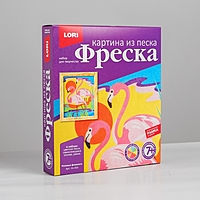 Фреска «Розовые фламинго»