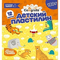 Пластилин 12цв 180г Calligrata