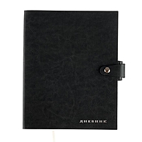 Дневник мягк обл 1-11кл deVENTE, Favorite к/з на кнопке,тисн фольг,ляссе 80г/м² 2020938