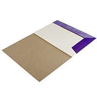 Бумага для акварели, пастели А4, 20 листов в папке, блок 200 г/м2, МИКС