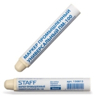 Маркер-паста промышленный STAFF ПМ-100 -20 до +40С, белый