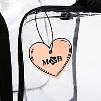 Набор сумка в роддом и косметичка "Сердце"