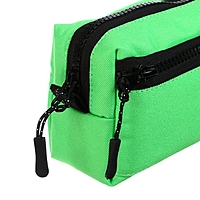 Пенал мягкий 2 отд. объем 100*210*50 Erich Krause Neon Green 49003