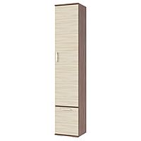 Шкаф бельевой Ника 500х354х2032 Ясень шимо светлый/Ясень шимо темный