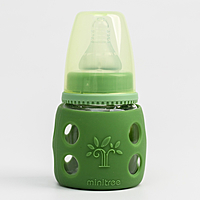 Бутылочка в силиконовом чехле, стекло, 60 мл., цвет МИКС для мальчика
