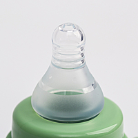 Бутылочка в силиконовом чехле, стекло, 240 мл., цвет МИКС для мальчика