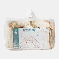 Бортики в кроватку Крошка Я «Сафари» (60х42см-2шт, 30х42см-8шт), 100% хлопок