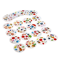 Настольная игра "Дуббль" играют все, 55 пластиковых карточек