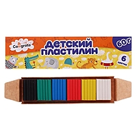 Пластилин 6цв 60г Calligrata