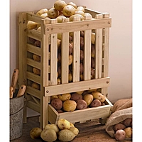 Ящик для овощей, 30 × 40 × 100 см, деревянный