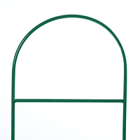 Шпалера, 140 × 30 × 1 см, металл, зелёная, «Лестница»