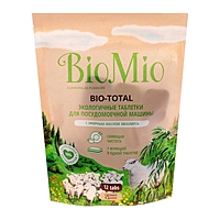 Таблетки для посудомоечной машины BioMio BIO-TOTAL с маслом эвкалипта, 12 шт.