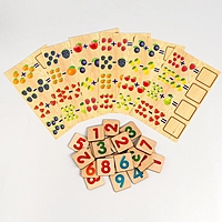 Лото  деревянное "Моя первая арифметика"  00773