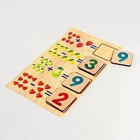 Лото  деревянное "Моя первая арифметика"  00773