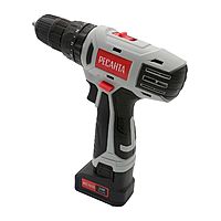 Дрель-шуруповерт "Ресанта" ДА-24-2ЛК-У 75/14/8, ударная, 24 В, 40 Нм, 2 АКБ, кейс   468087