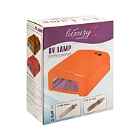 Лампа для гель лака Luxury, UV, 36 Вт, таймер 120 сек, оранжевая