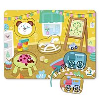 Пазл-сортер Детская комната 5 элементов