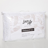 Одеяло LoveLife 140*205 см Лебяжий пух, глосс-сатин, п/э 100%, 450 гр/м2