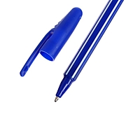 Ручка шариковая "Полоски" стержень синий