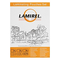 Пленка для ламинирования 75шт Lamirel, набор А4, A5, A6 по 25 шт., 75мкм LA-78787