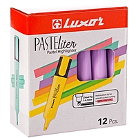 Маркер текстовыделитель 1-5мм Luxor "Pasteliter" пастельный, лавандовый 4027P