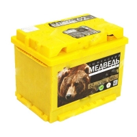 Аккумуляторная батарея Тюменский медведь 62 А/ч - 6 СТ АПЗ, обратная полярность