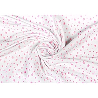 Пелёнка Soft hugs, размер 90 × 120 см, принт розовые звёзды