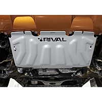 Защ.радиатора Rival Nissan Navara (Frontier) D40 (V-2.5D) 04-10, al 6mm, 2333.4164.2.6